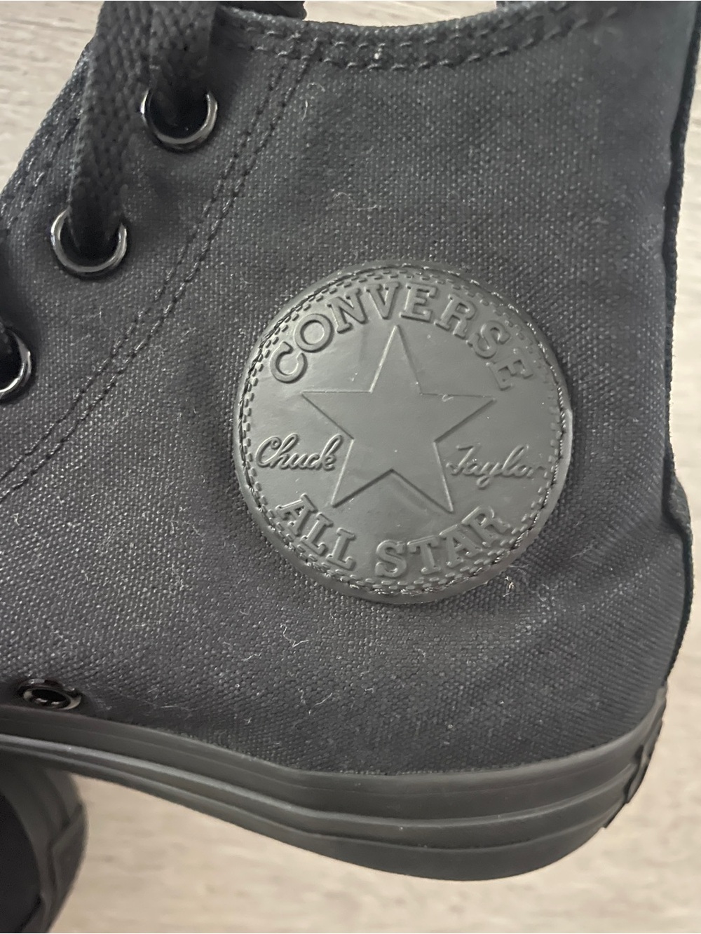Converse Black High Top Chuck Taylor Sneakers